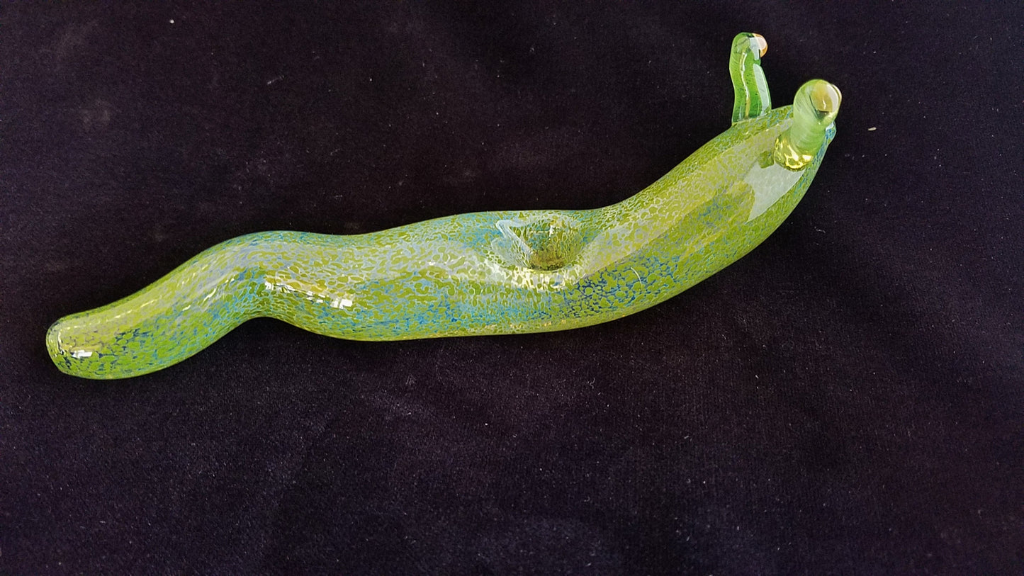 Glass Slug Pipe (Green Version)