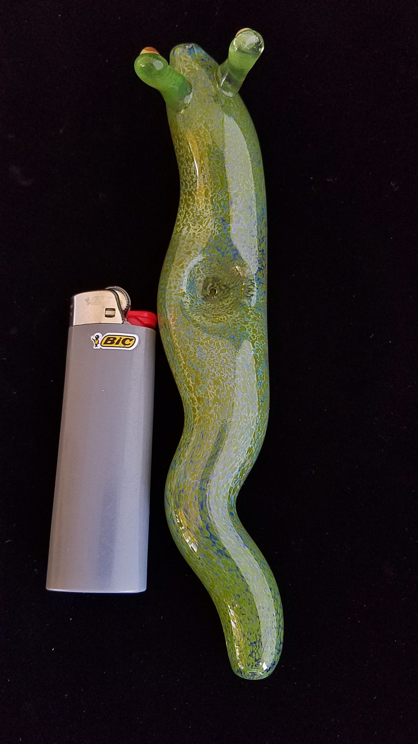 Glass Slug Pipe (Green Version)