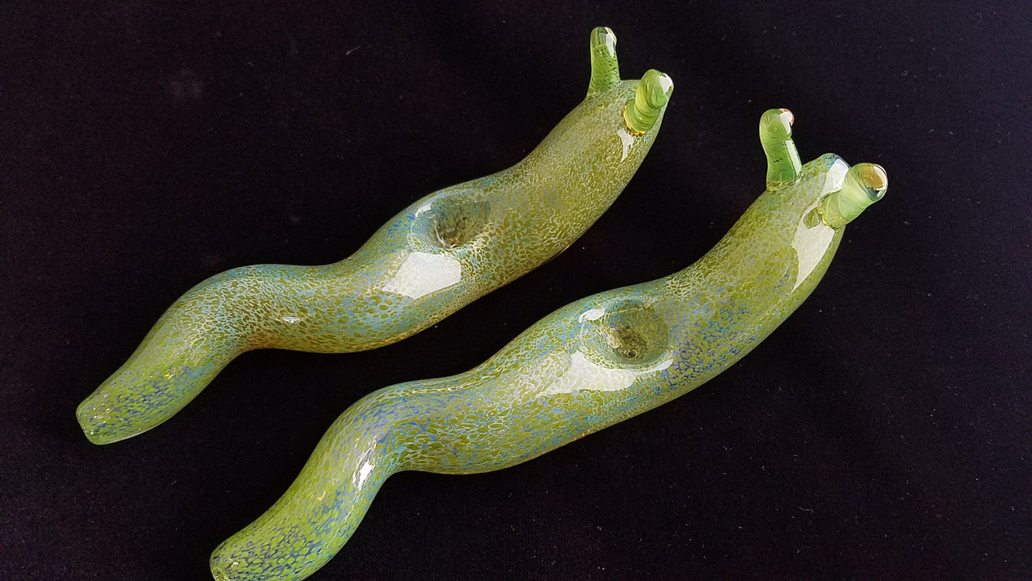 Glass Slug Pipe (Green Version)