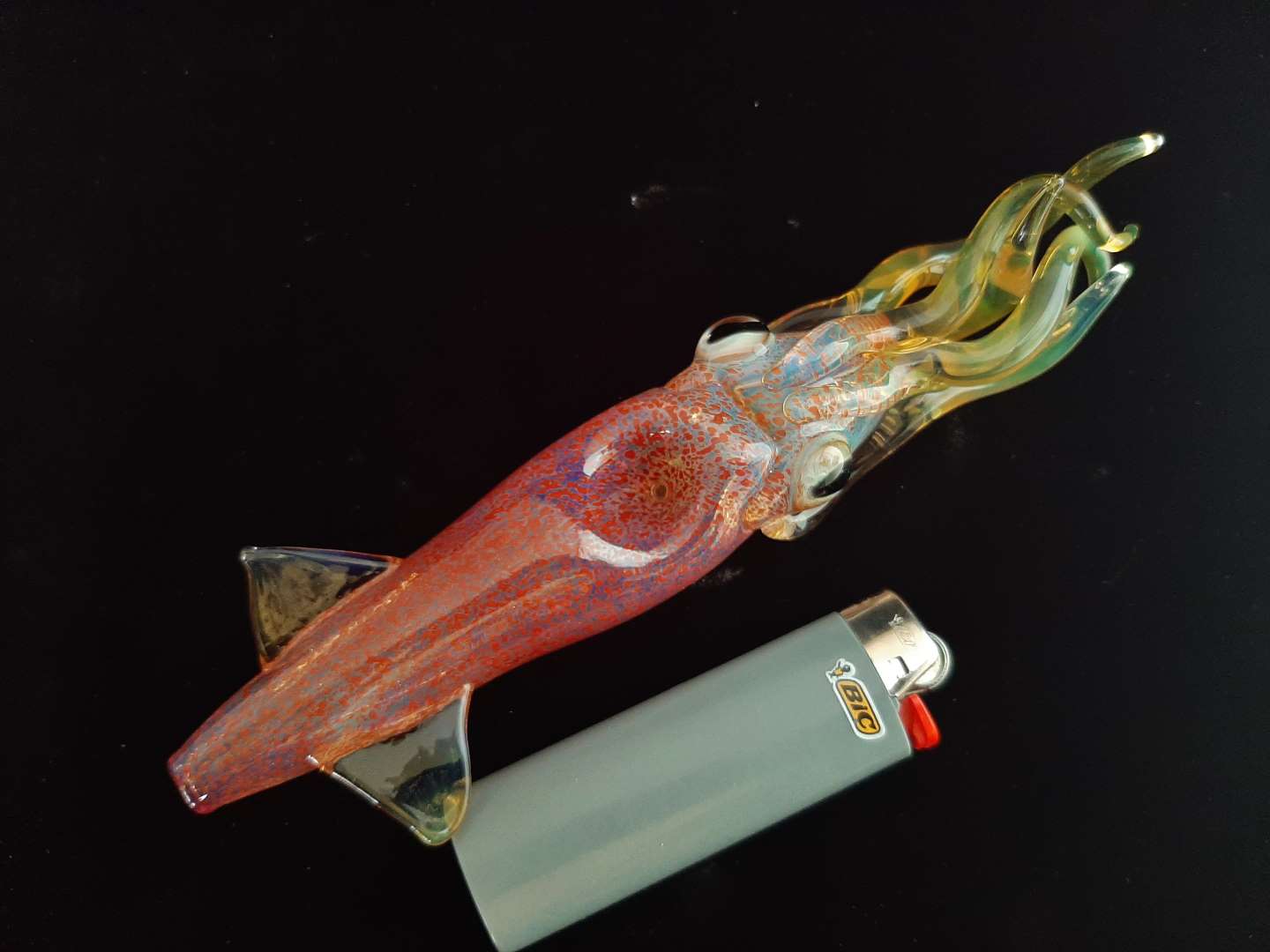 Color Changing Squid Pipe (Red)