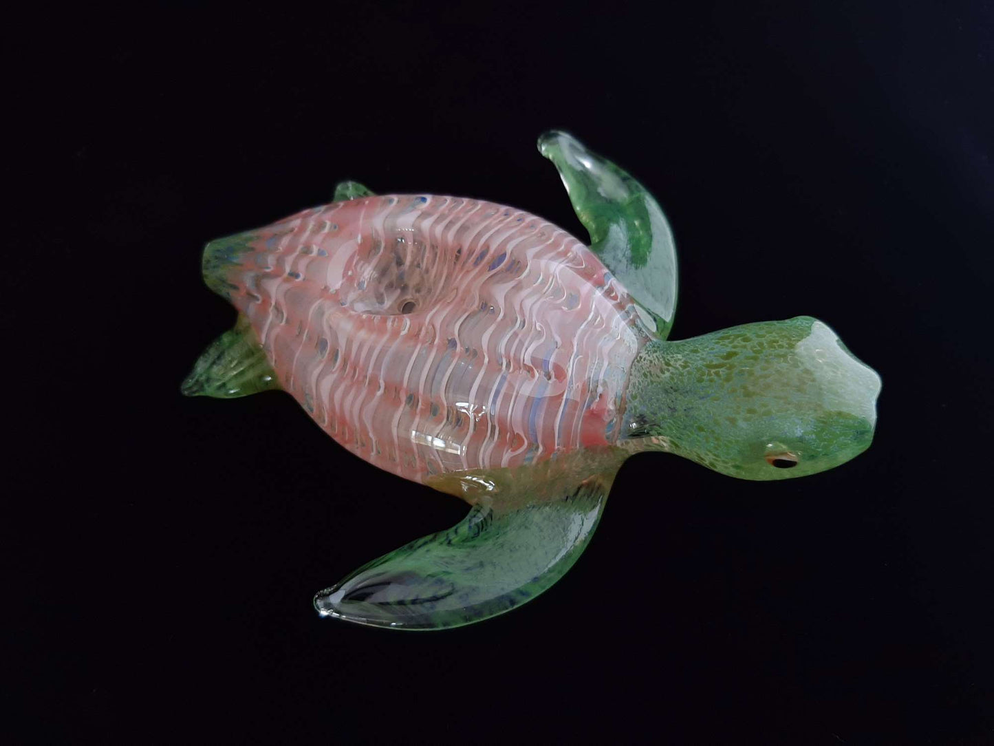 Colorful Sea Turtle Pipe | Pink Version