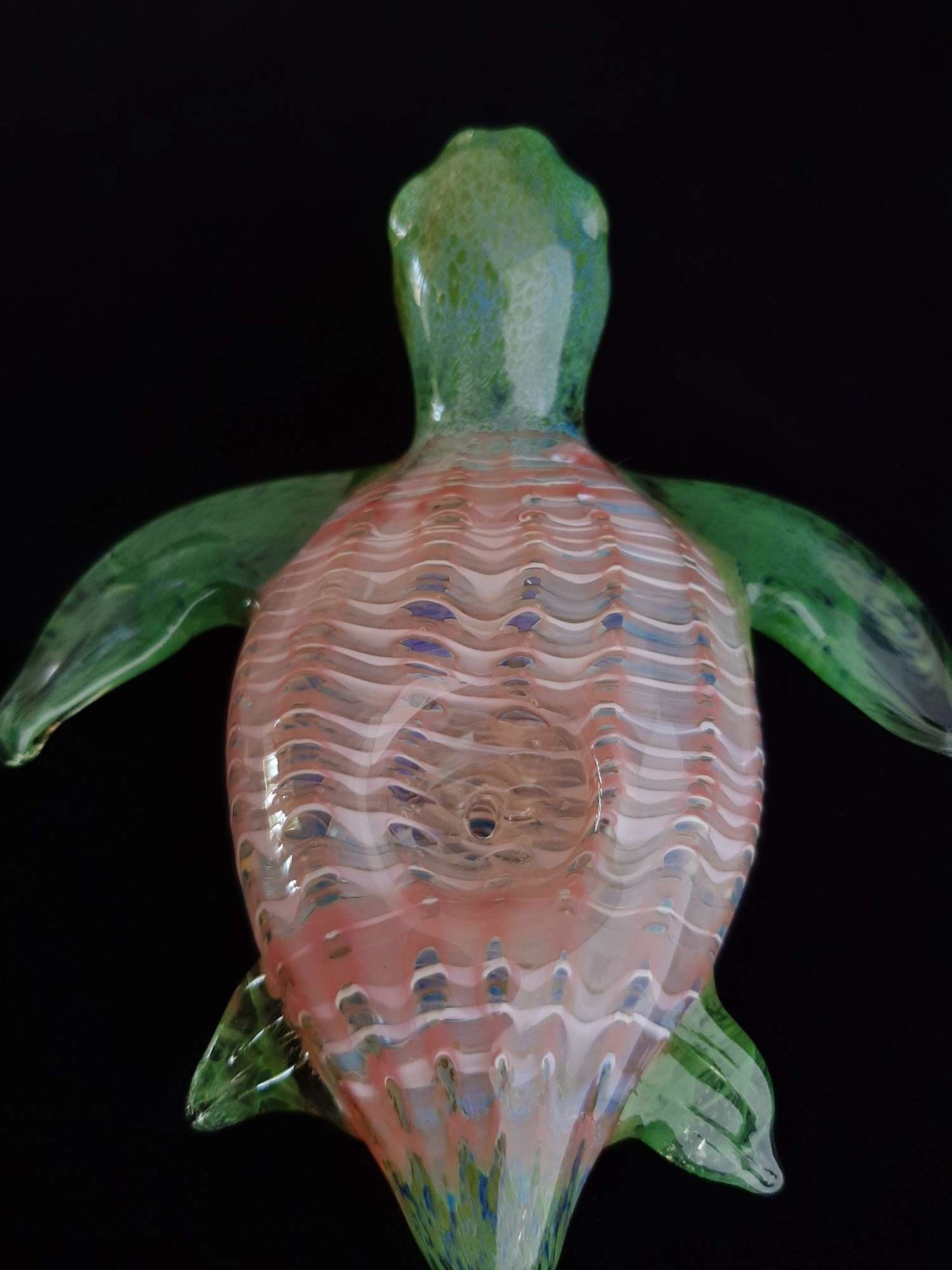 Colorful Sea Turtle Pipe | Pink Version