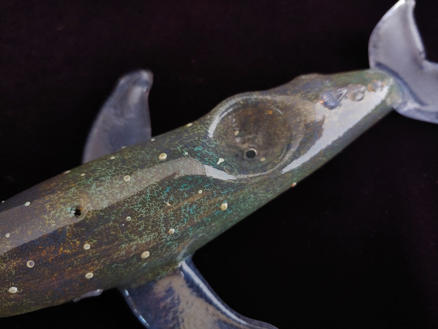 Glass Gray Whale Pipe