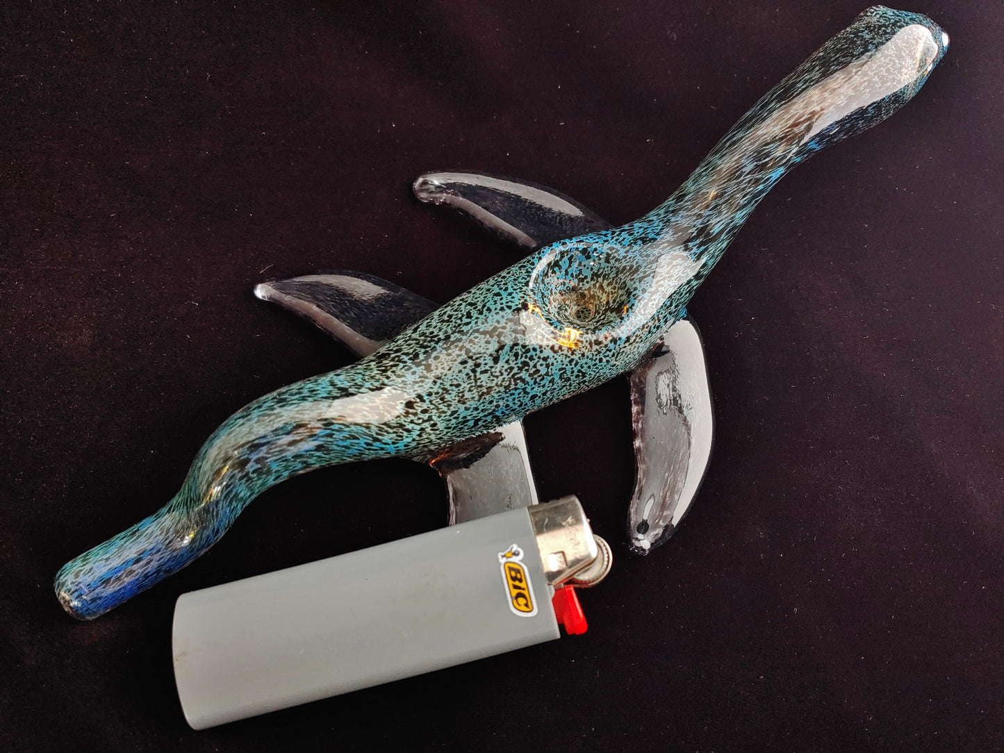 Color Changing Glass Nessie Pipe