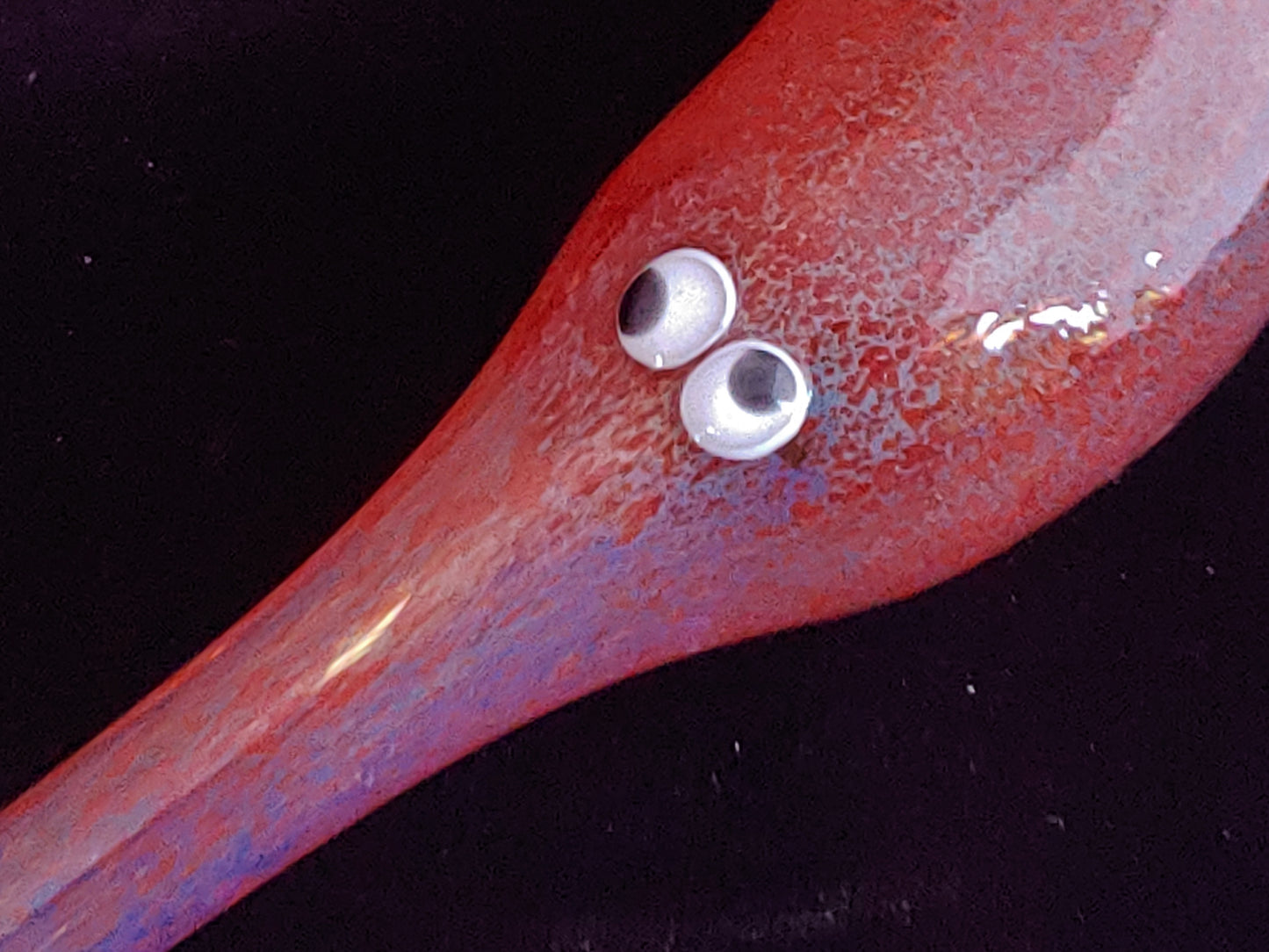 Glass Magic Worm Pipe (Red Version)
