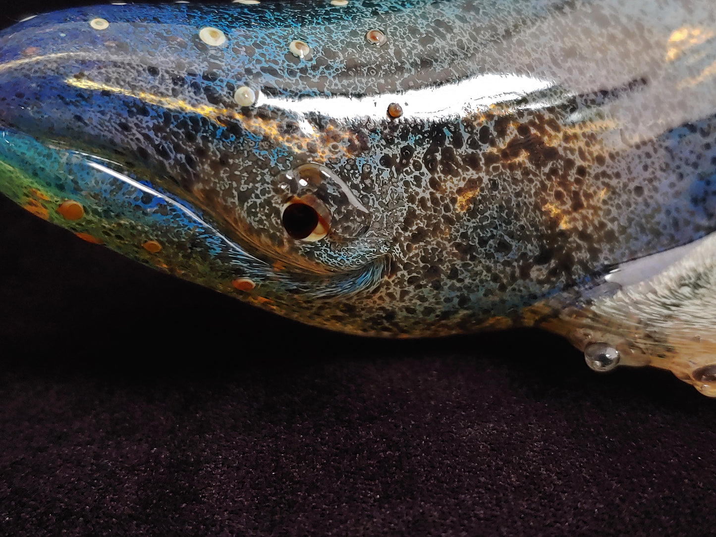 Glass Humpback Whale Pipe