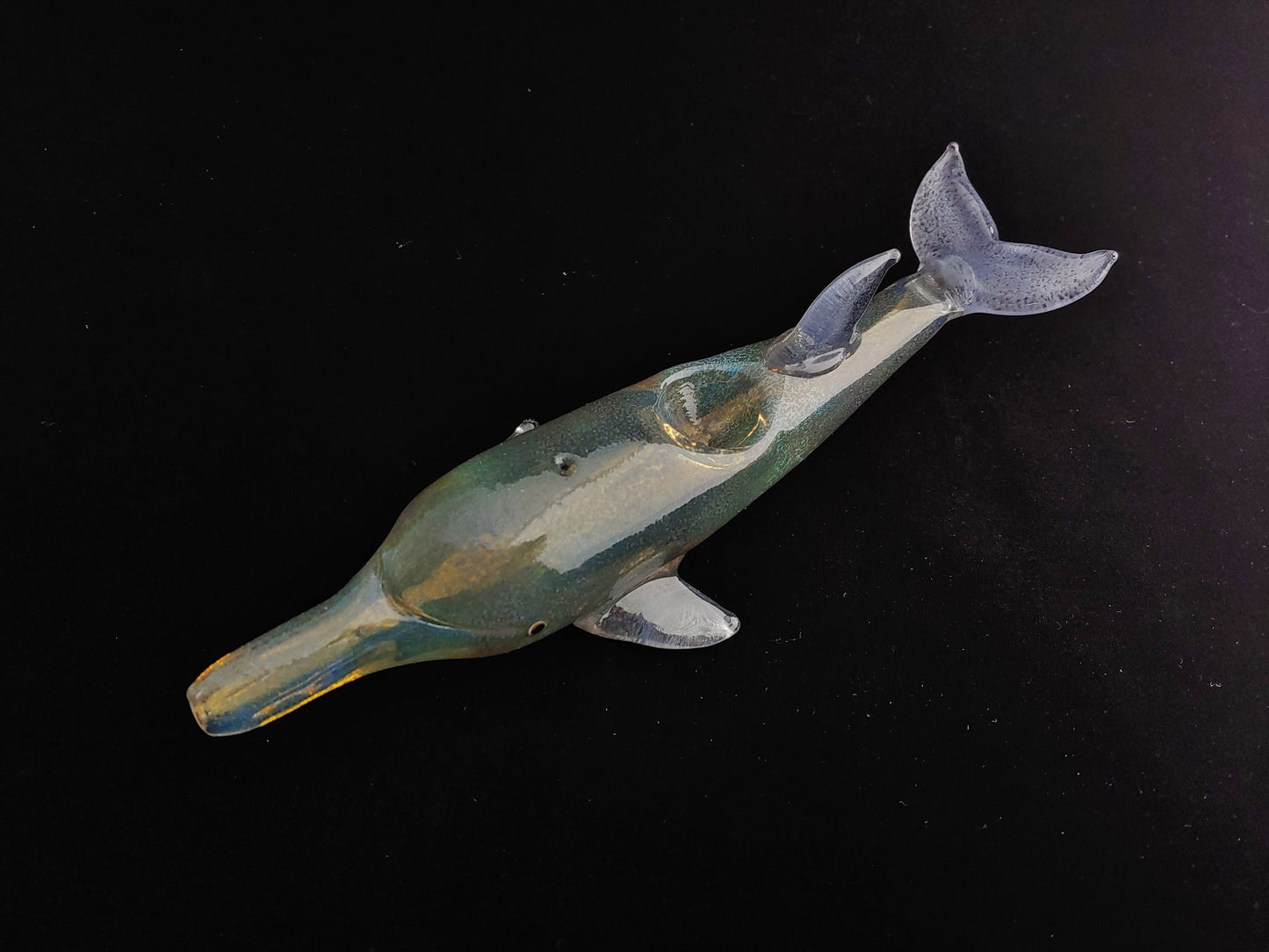 Glass Dolphin Pipe