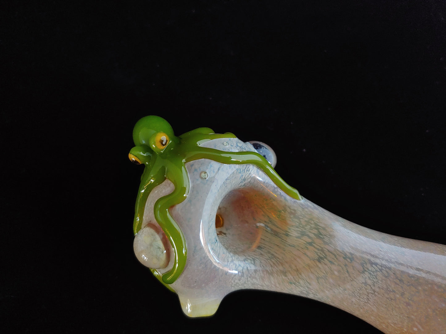 Glass Octopus Pipe | UV Glow