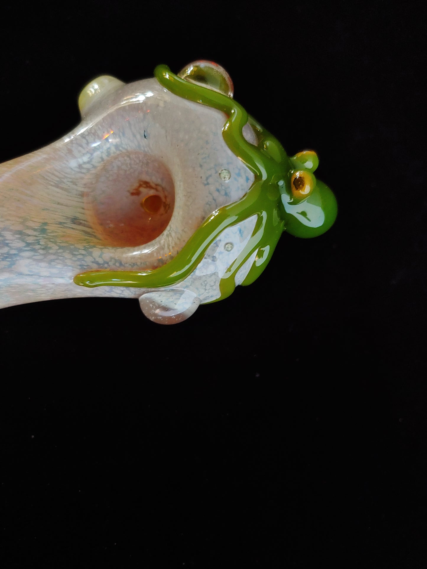 Glass Octopus Pipe | UV Glow