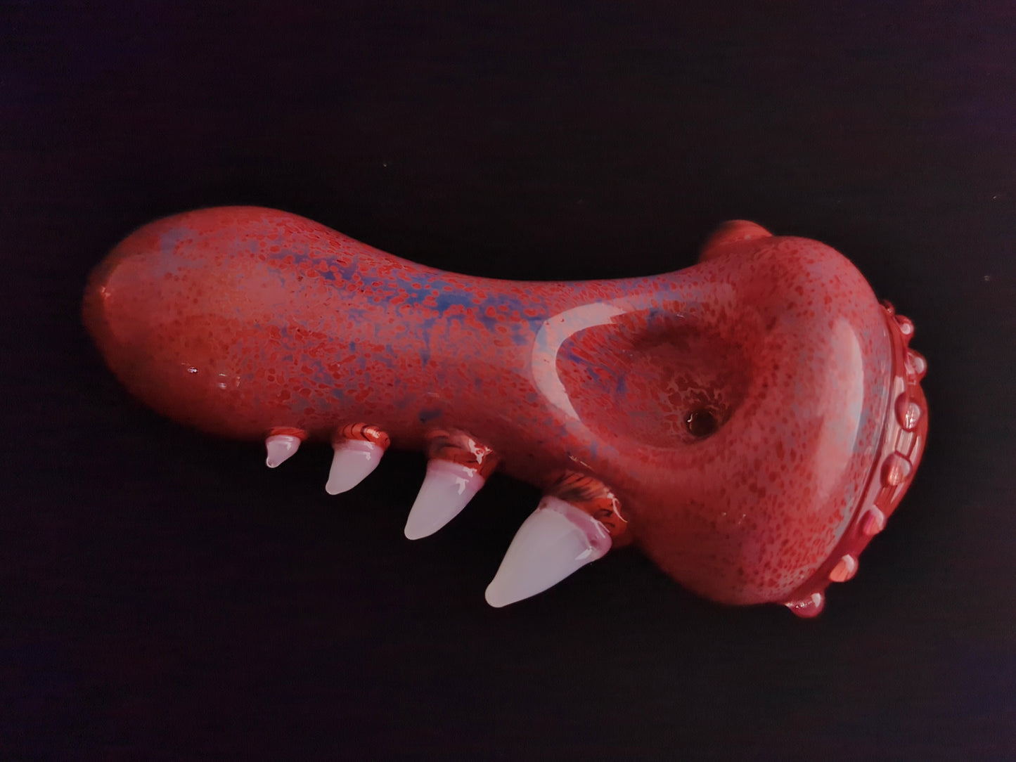 Detailed Eye Pipe - Fanged