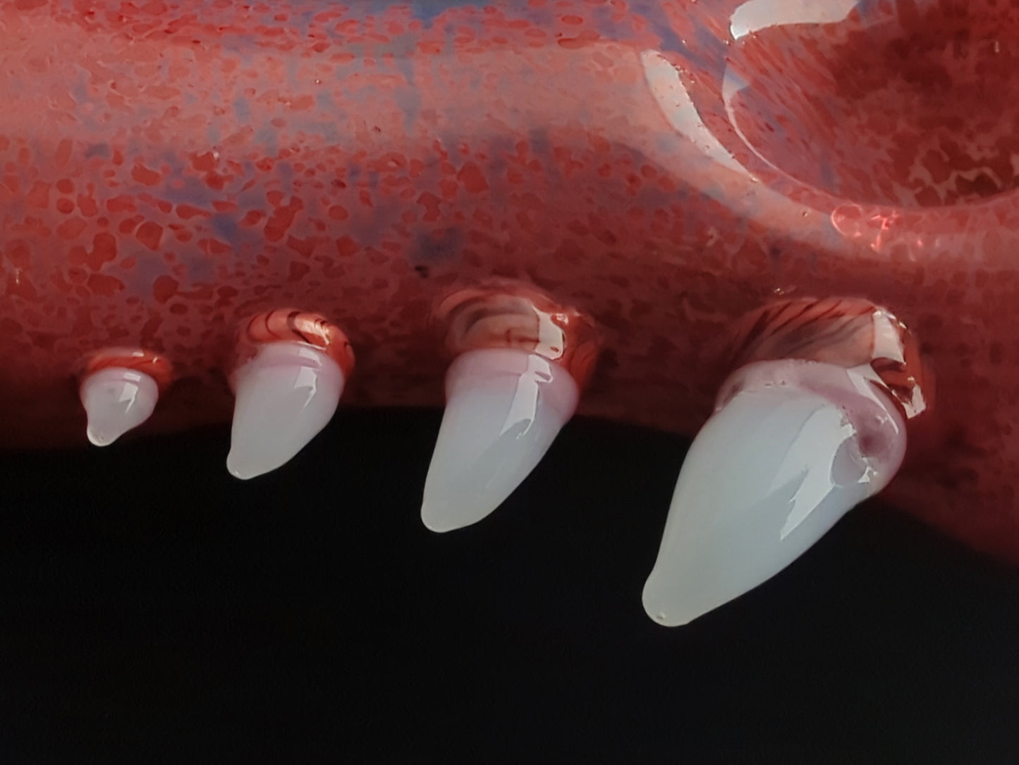 Detailed Eye Pipe - Fanged