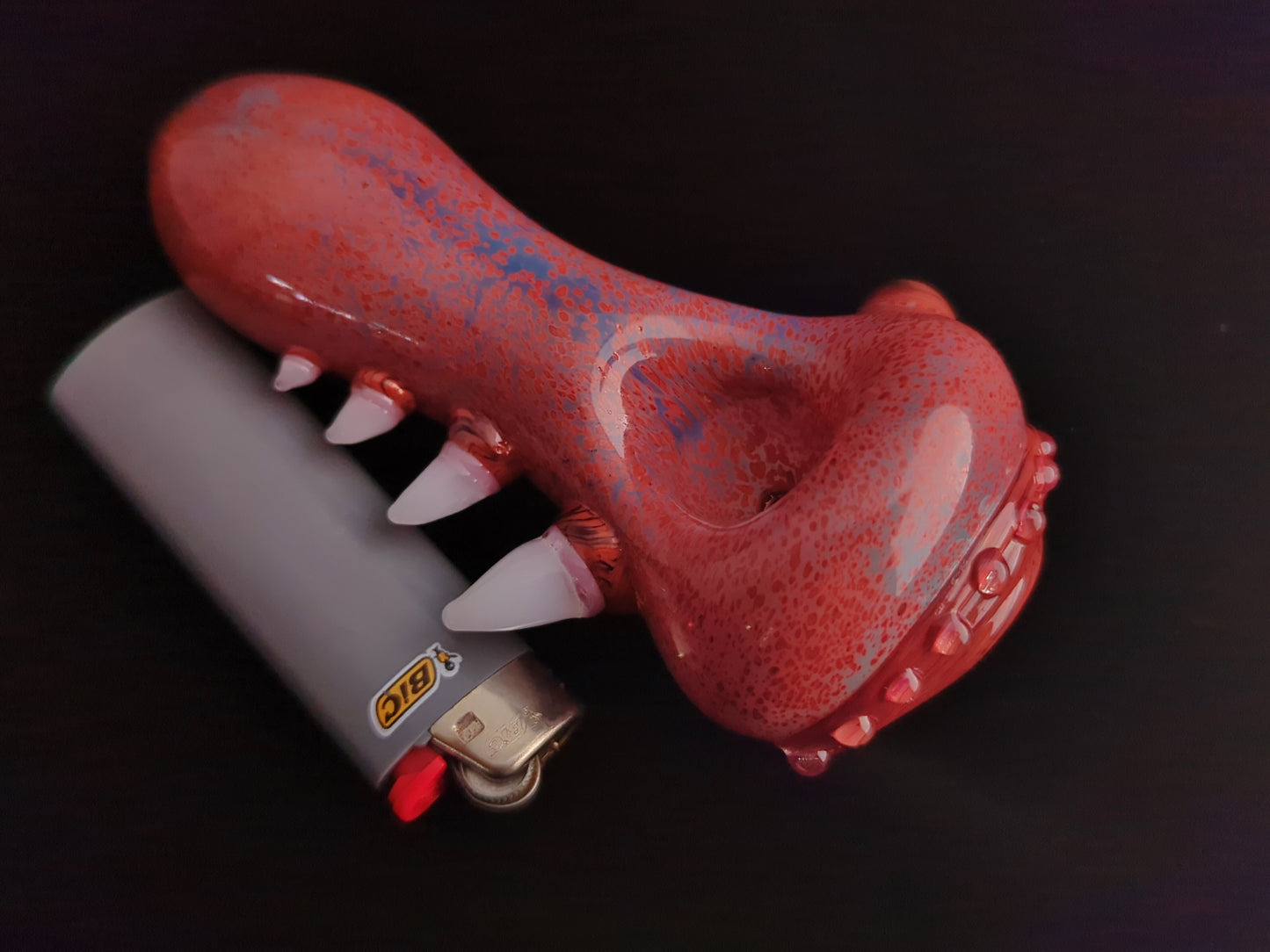 Detailed Eye Pipe - Fanged