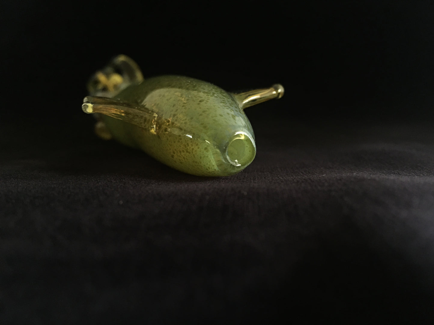 Color Changing Glass Squid Pipe (Green)
