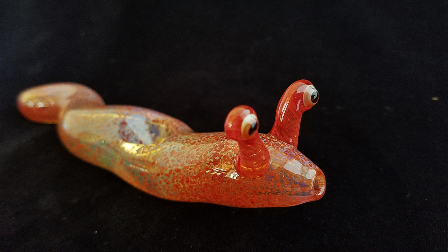 Color Changing Glass Slug Pipe (Red)