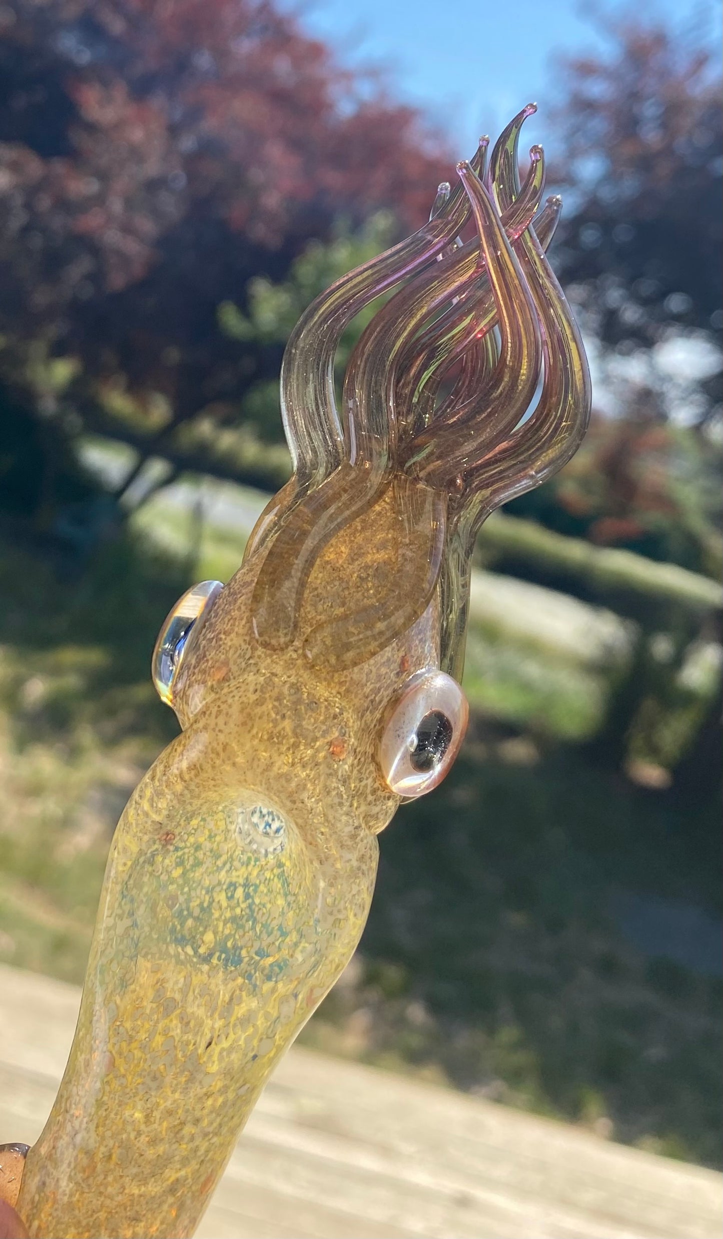 Color Changing Squid Pipe (White)
