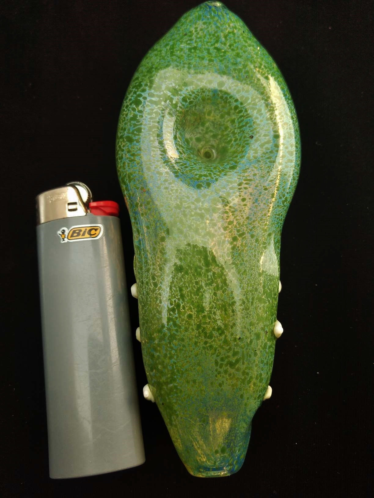 Color Changing Glass Gator Pipe