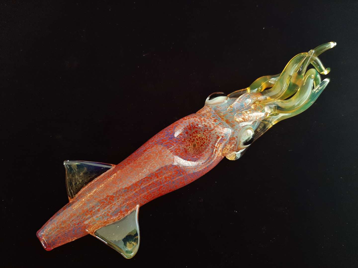 Color Changing Squid Pipe (Red)