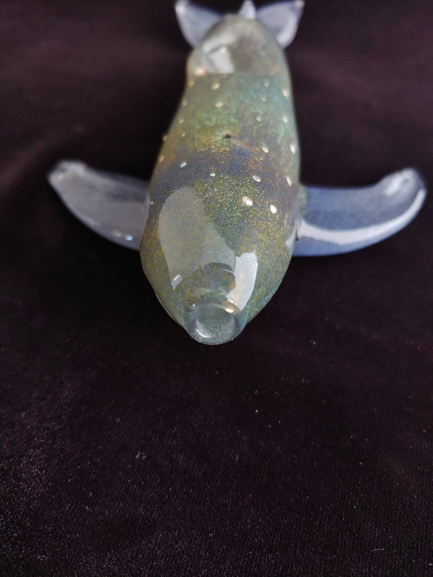 Glass Gray Whale Pipe
