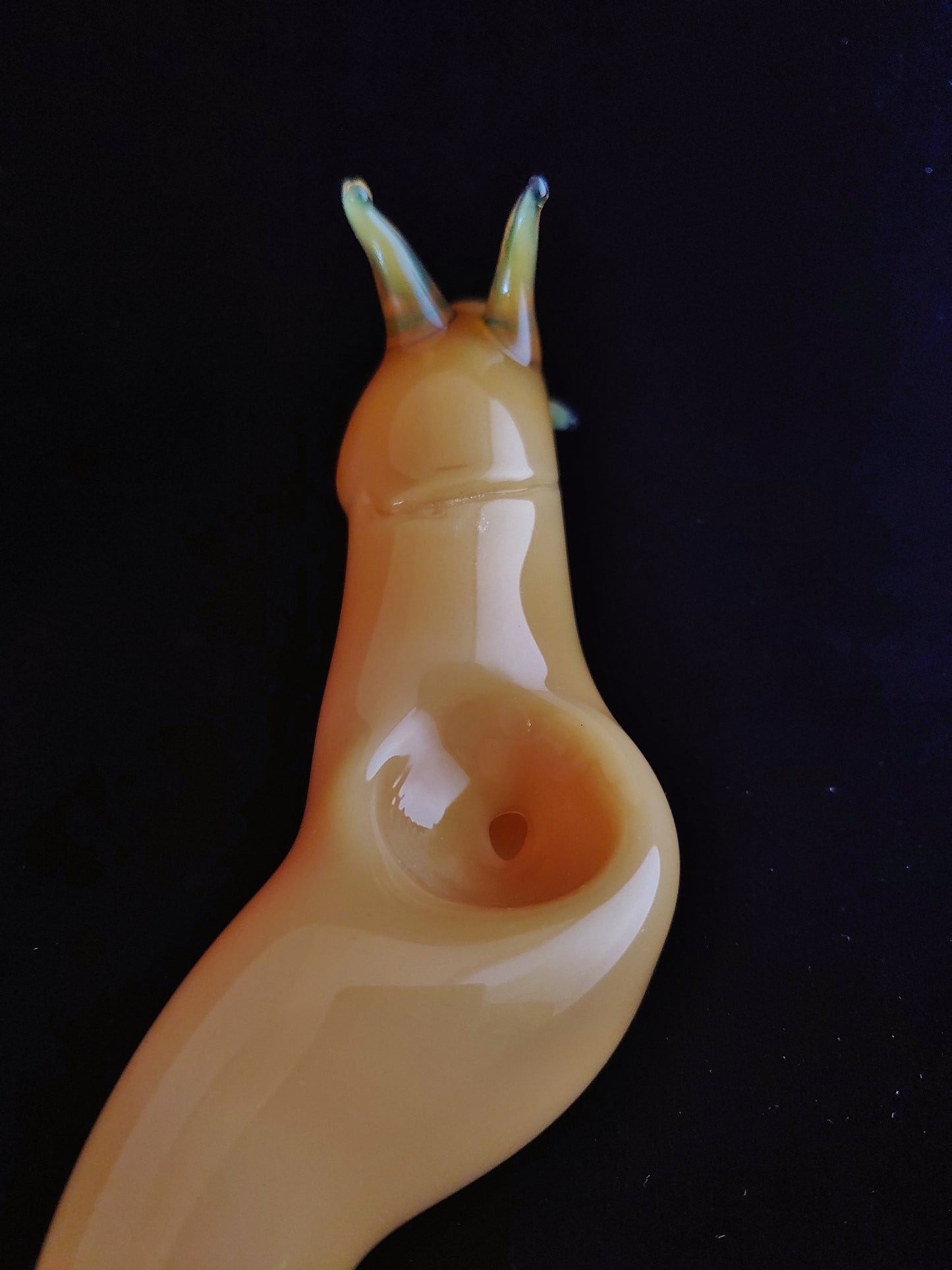 Glass Banana Slug Pipe