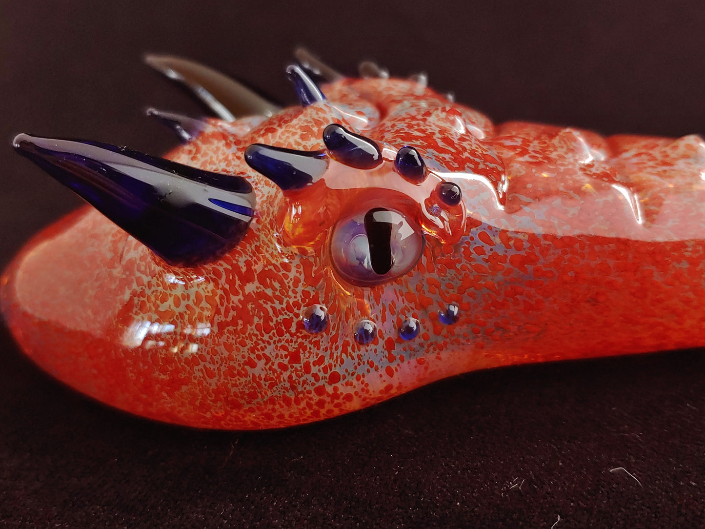 Glass Dragon Head Pipe (Red)
