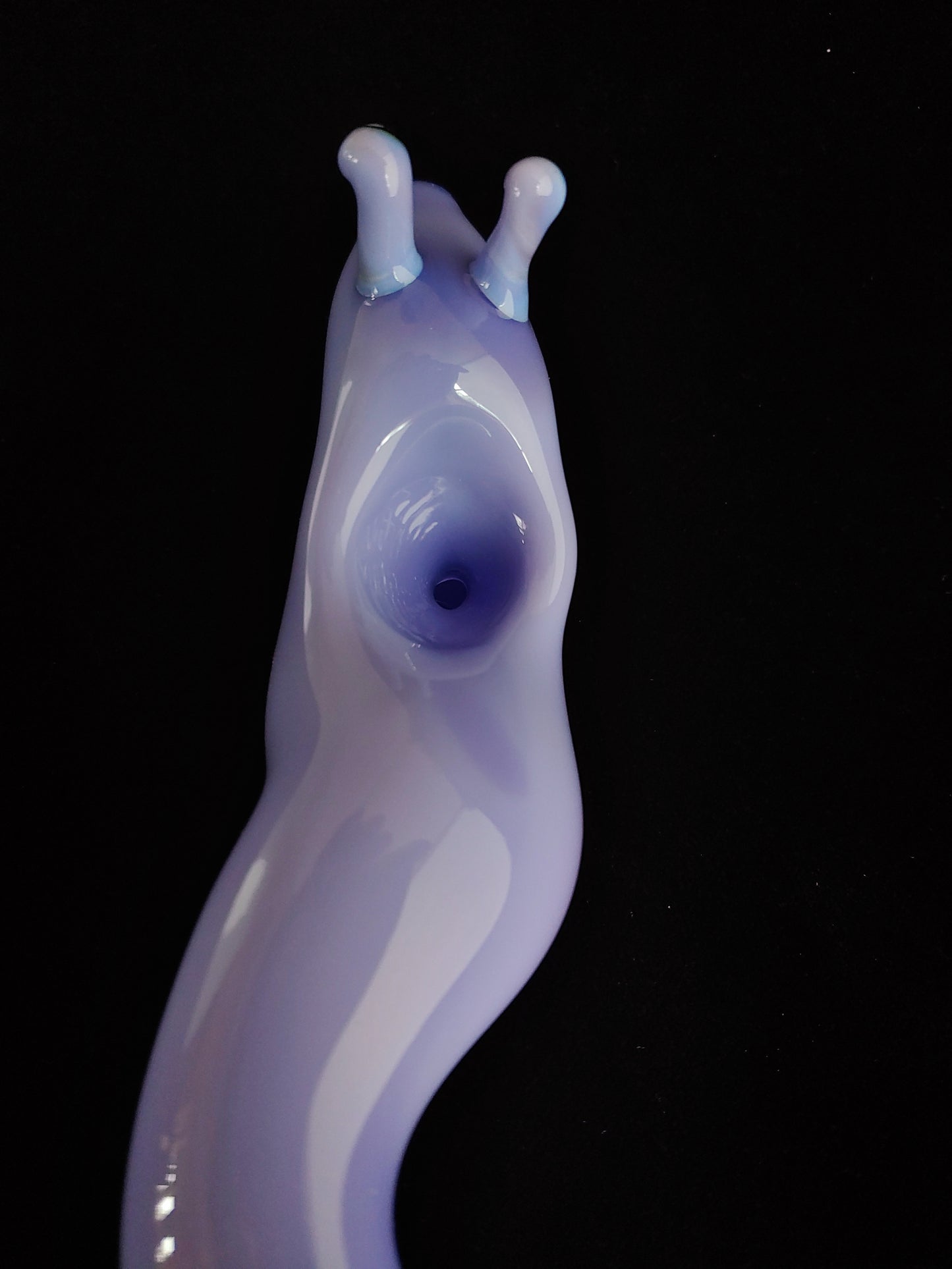 Glass Slug Pipe (Solid Purple)