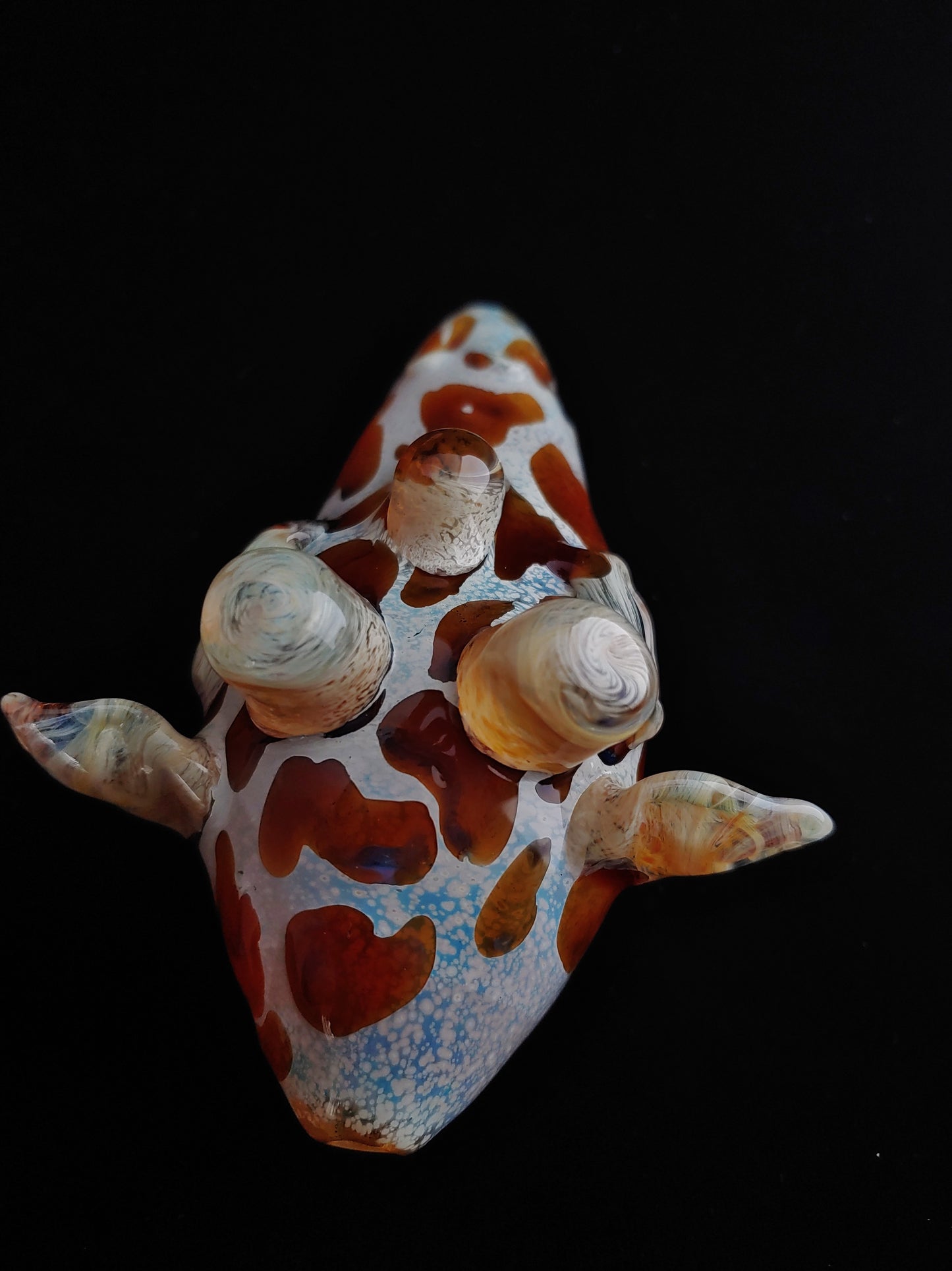 Color Changing Glass Giraffe Pipe