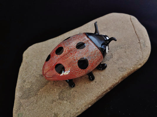 Glass Ladybug Pipe