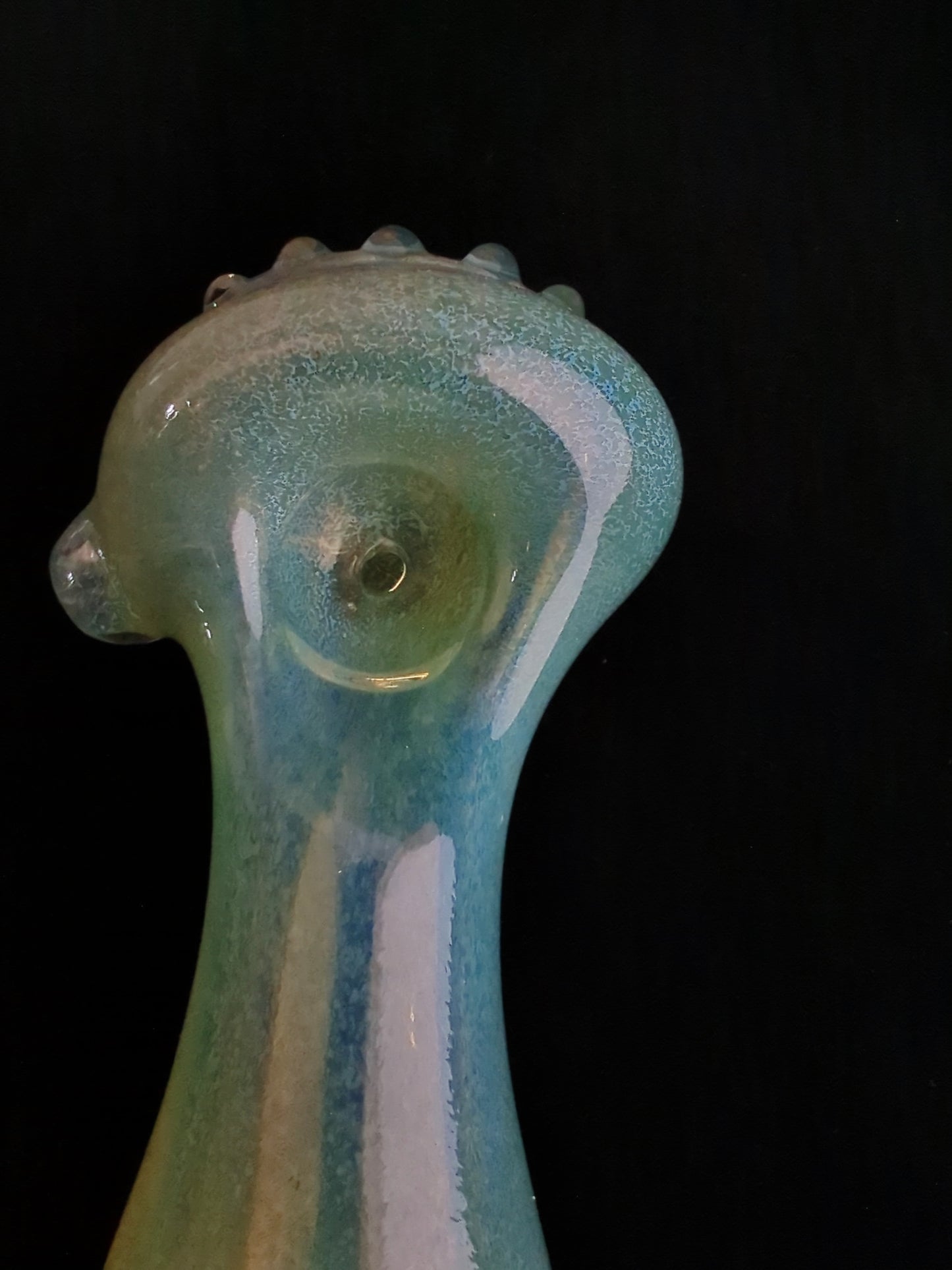 Detailed Glass Eye Pipe