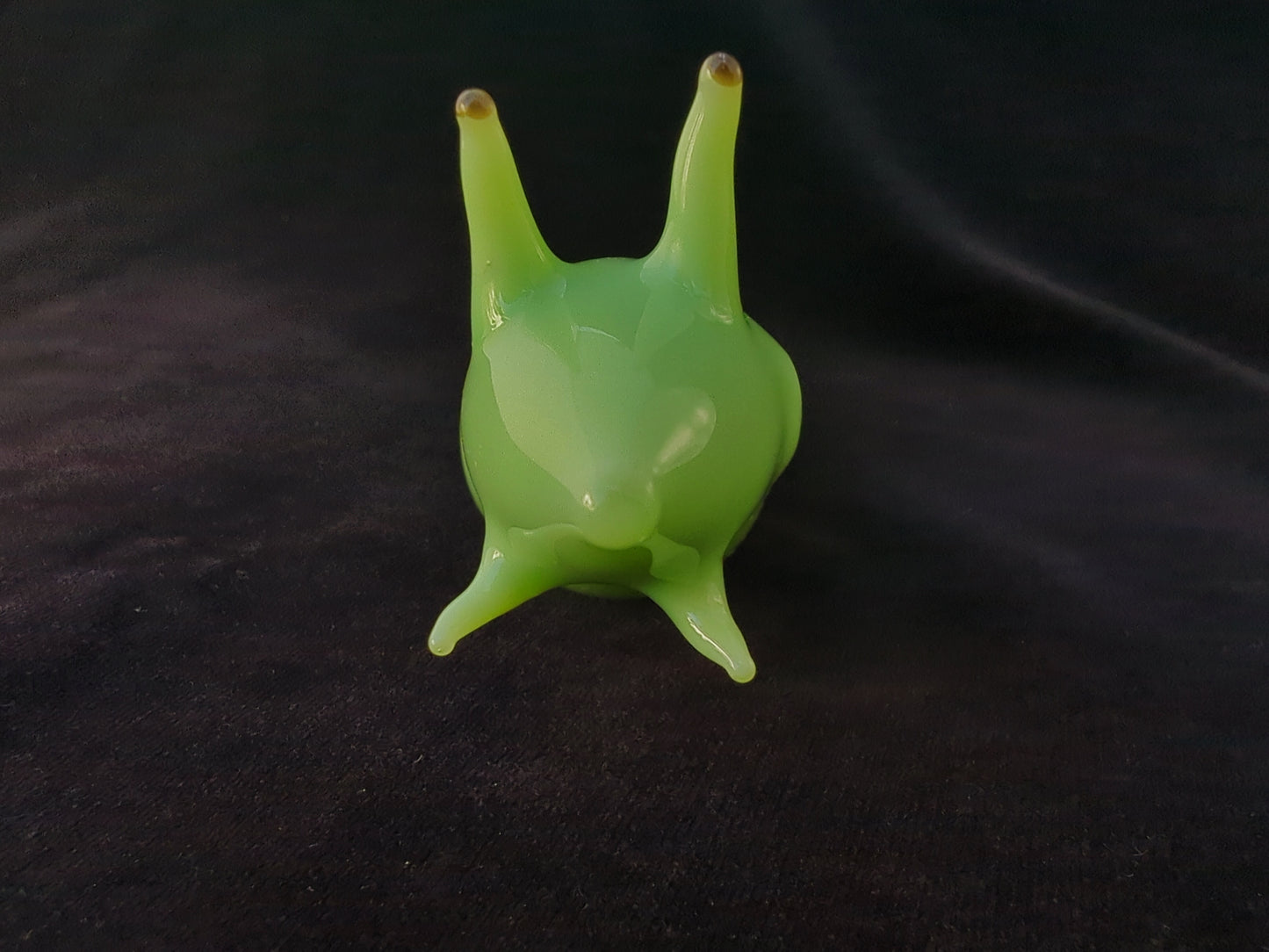 Glass Slug Pipe (Solid Green)