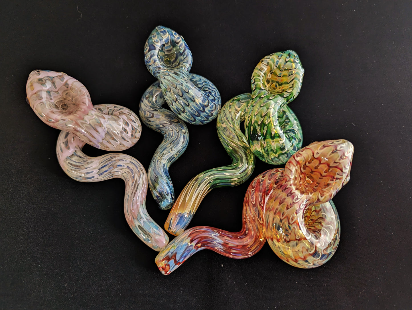 Create your own glass snake pipe | Fast turnaround | Color Changing | Free Shipping