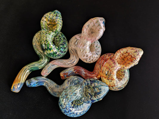 Create your own glass snake pipe | Fast turnaround | Color Changing | Free Shipping